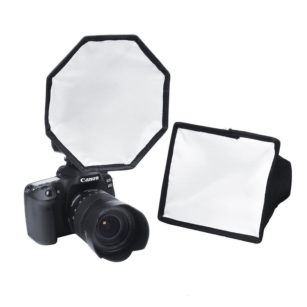 Portable Photography Flash Softbox Diffuser Mini Speedlight Softbox Kit Camera Photo Foldable Soft Box a camera lighting BOX