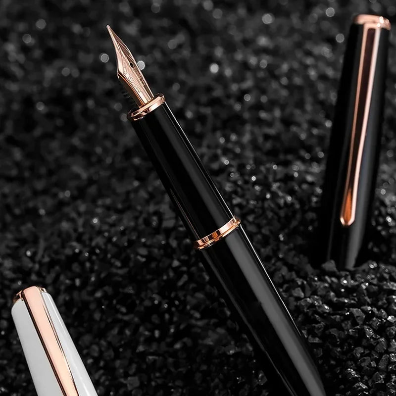 Hongdian 920 Pluma Estilográfica - Diseño Metálico Retro - Escritura Fluida - Ideal Estudiantes y Negocios
