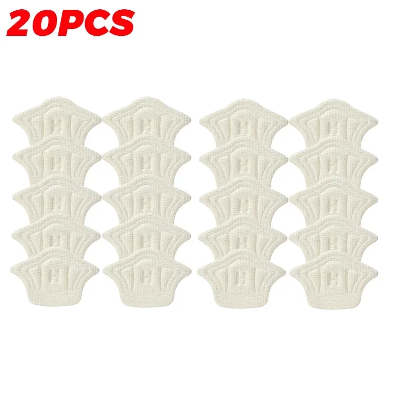 Einlegesohlen Patch Fersenpolster für Sportschuhe, verstellbare Größe, Fußpolster, Schmerzlinderung, Kissen, Einlegesohle, Fersenschutzaufkleber, 5/10 mm: M / Elfenbein