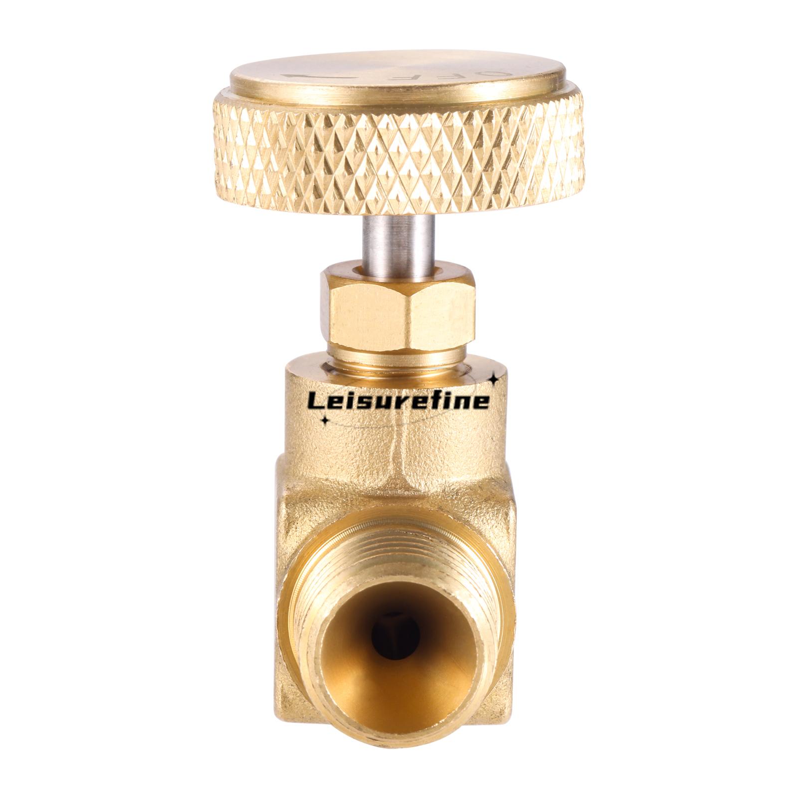Needle Valve 1/4" Female NPT X 1/4" Male NPT Heavy Duty Brass High Pressure Propane LPG Gas Flow Butane Control Replacements