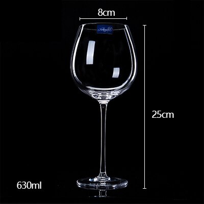 Copa de vino tinto de 4 estilos, copa dorada de Borgoña, Bar, familiar, 400-500ml: 630ml