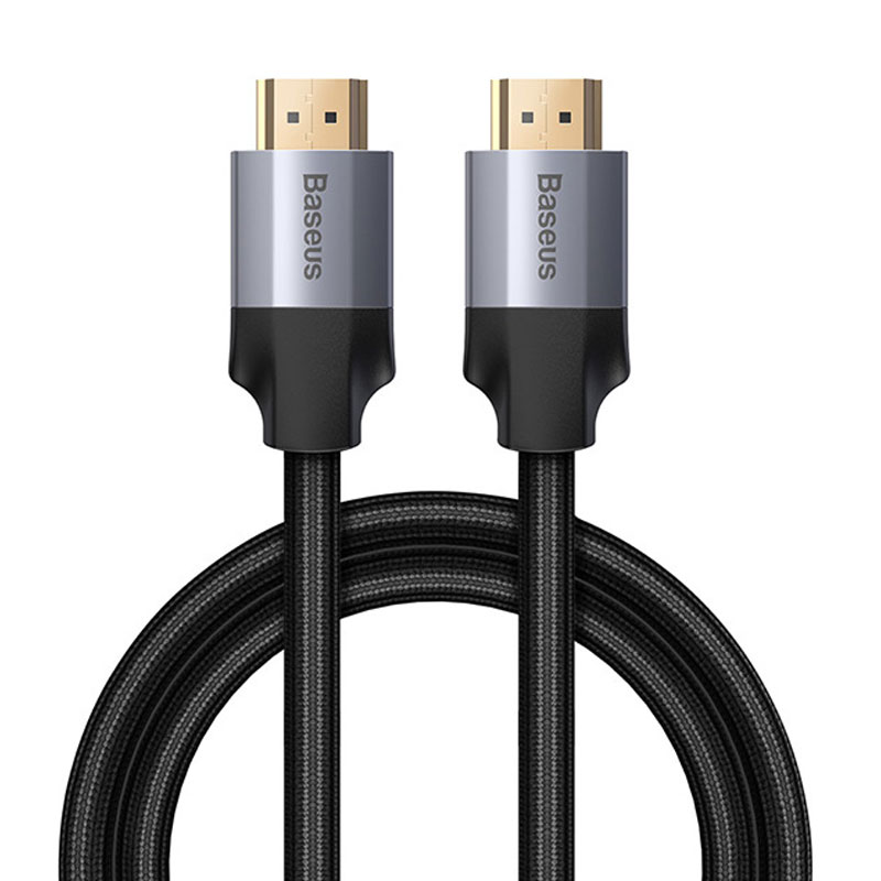 Baseus HDMI Cable 4K Male to Male HDMI 2.0 Cable For PS4 Projector TV Audio Video HDMI Wire Cord Digital Splitter Switch 5m 3m: 2m