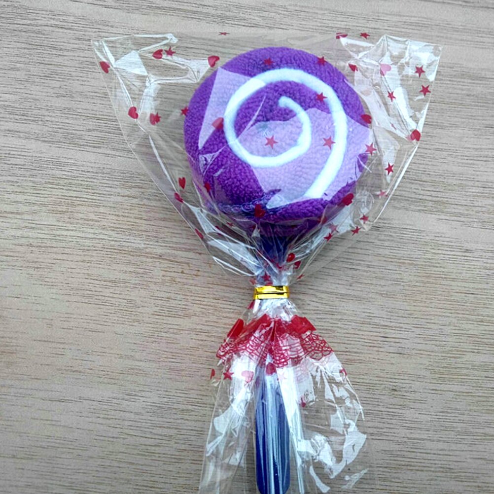 1 Piruleta de caramelo, toalla, paño de baño, para de bebé, toallas de mano, accesorios de baño, Color al azar