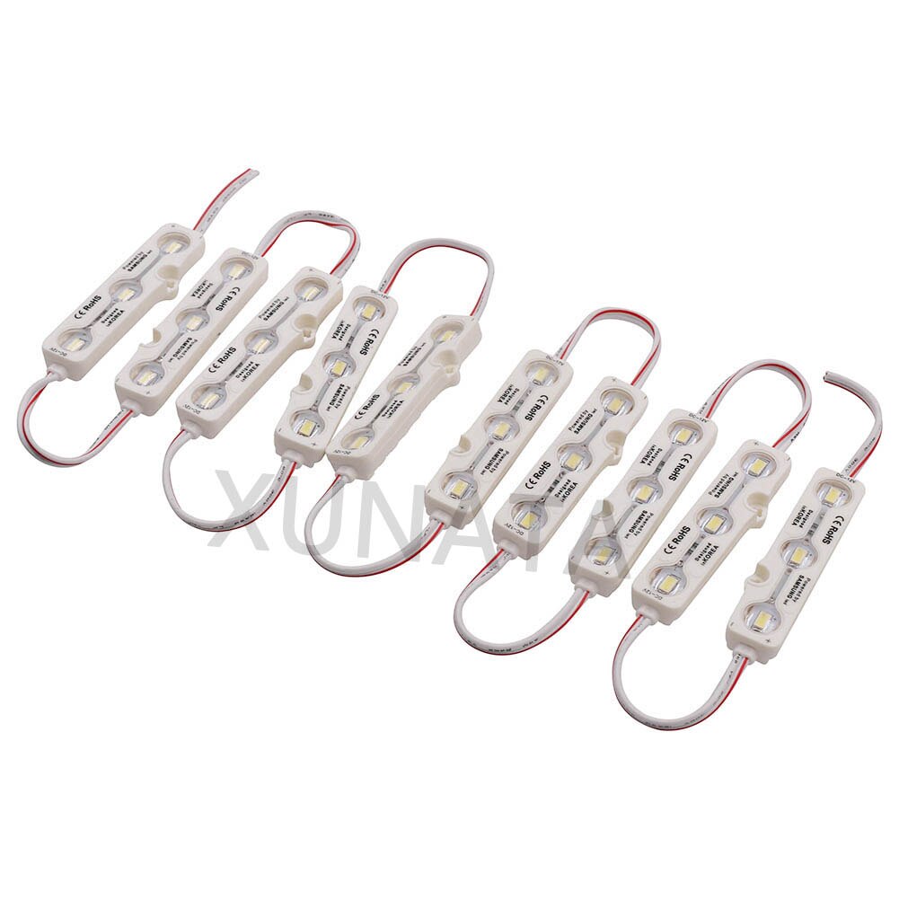 DC12V Samsung Chip LED Module Light 3LEDs 1.2W Super Bright Advertising LED Module Lamp IP68 5630 LED Sign Backlight