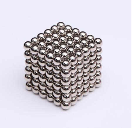 216 Pz/set 3D Magia Magnete Magnetico Blocchi Balls Sfera Cubo Perline di Costruzione Giocattoli Partito FAI DA TE Decorazione Accessori Per La Casa: Argento