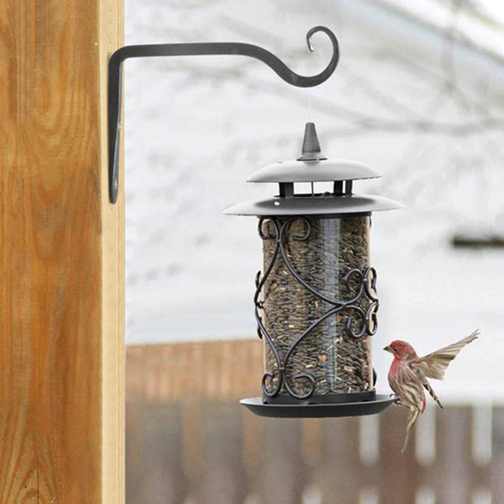 2pcs Wall Plant Hanger Bracket Garden Cast Iron Heavy Duty Plant Flower Hanging Hooks For Indoor Outdoor Plants Decor