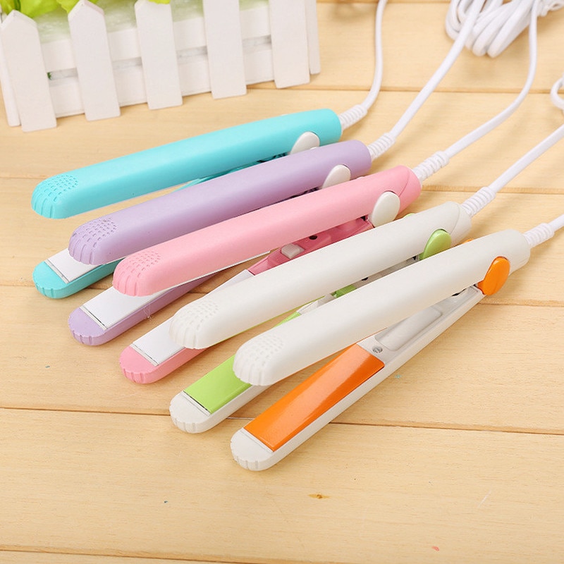 Mini Hair Straightener Ceramic Curling Iron Corrugate Hair Iron Styling Tools Volume Hair Curler