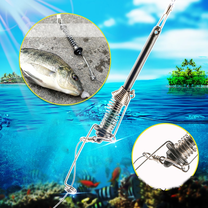 Fishing Device All The Water Fish Fast Catch Tool Set Automatic Spring Ejection Fishhook Fishing Hook