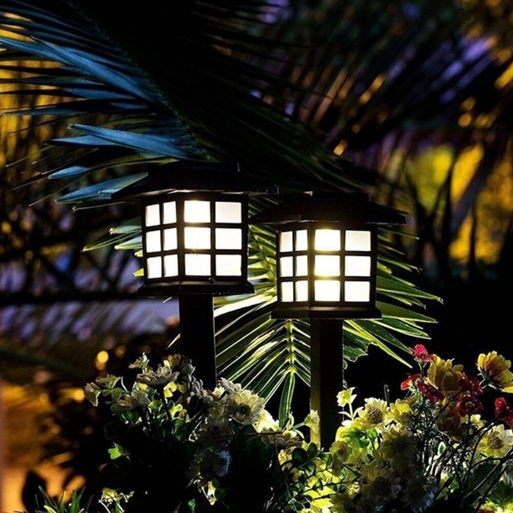 2pcs Solar Street Light Solar Panel Is Suitable For Outdoor Garden Light Lawn Terrace Yard Pedestrian Road Light Landscape Light