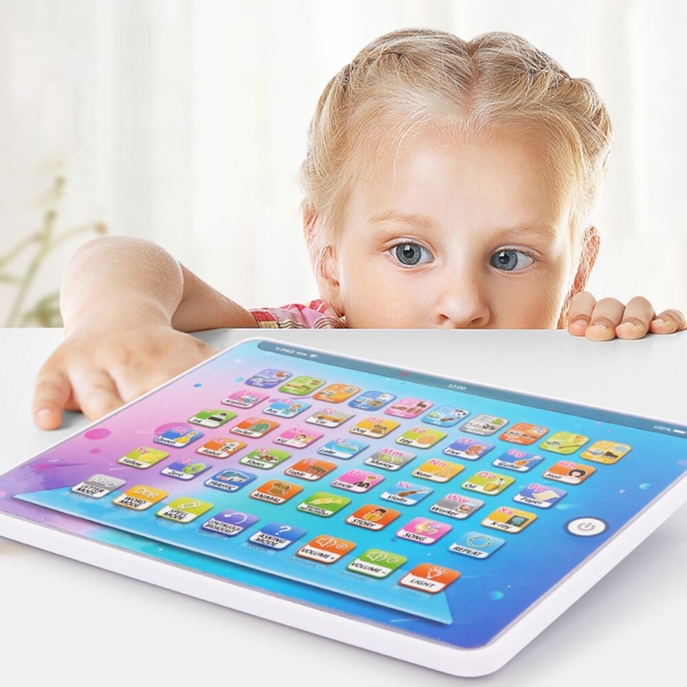 Englisch Lernen Maschine Alphabet Baby Tablet Pädagogisches Spielzeug Für Kinder Elektronische Touch Tablet Computer Kinder Spielzeug