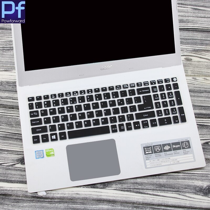15.6 17 inch keyboard cover Protector for Acer Aspire 3 A315 A315-51 A315-41G a315-21 a315-31: black