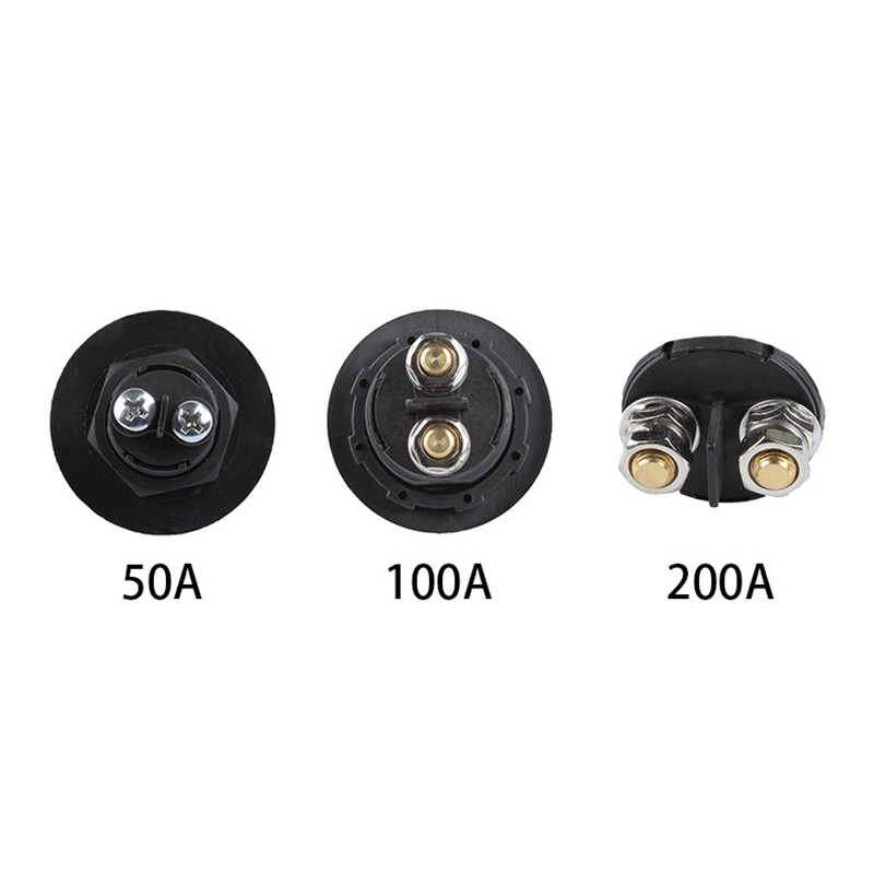 50A 100A 200A 300A Car Battery Disconnect Cut Off Kill Switch Rotary 12V 24V DC Power Isolator Auto Motorcycle Boat Accessories