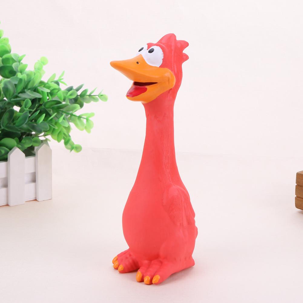 1PC Pet Toy For Dogs Puppy Screaming Rubber Chicken Toy For Dogs Latex Squeak Chew Training Pet Products Pet Sound Chew Toy