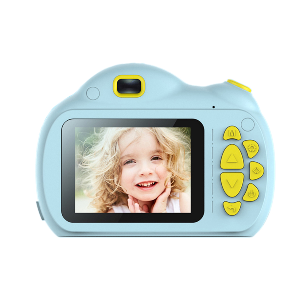 Portable Intelligent Focus grand écran enfants caméra dessin animé Mini double objectif appareil photo numérique sans carte de stockage pour les enfants