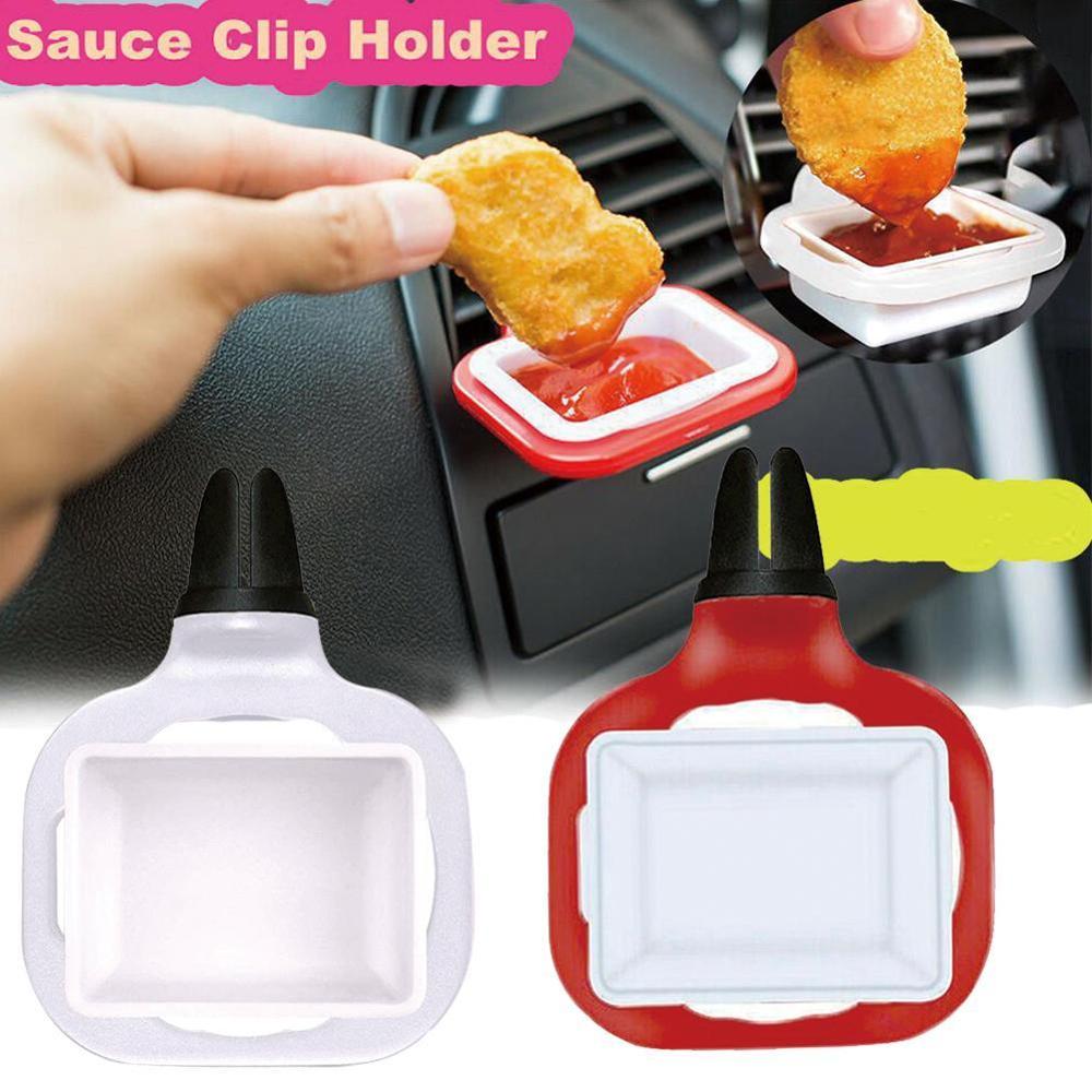 En holder i sovs til ketchup og dypning af saucer, der kan tages af, ramekin kan tages af de saucer, der kommer i poser