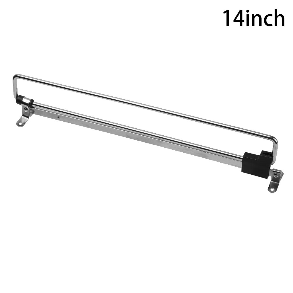 1Pc Garderobe Verstelbare Opknoping Staaf Kast Staaf Telescopische Kleding Rail Pull Out Organizer Intrekbare Kast Schuifdeuren Rekken: 14inch