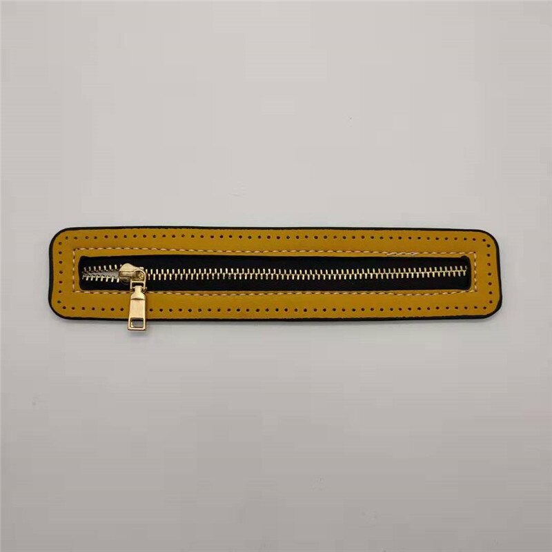 1 pz cerniera fai da te personalizzata per Hardware borsa tessuta accessori cerniera in pelle PU vestiti borsa tessuta accessori per il cucito di alta qualità