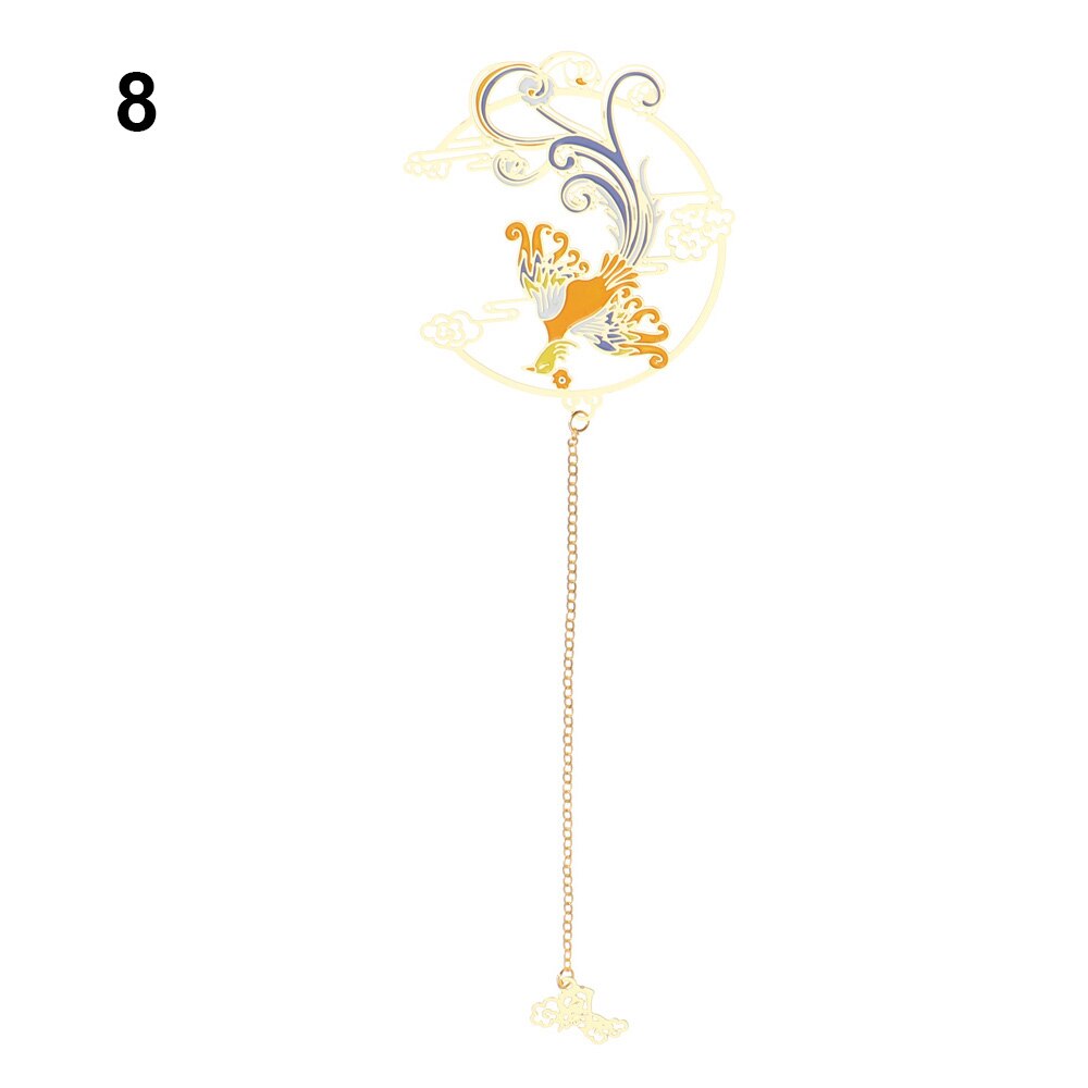 1 Pc Boekenleggers Clip Leuke Metalen Herten Holle Bladwijzers Voor Boeken Leraar Kantoor School Briefpapier Dier Bookmark Supplies: Type 8