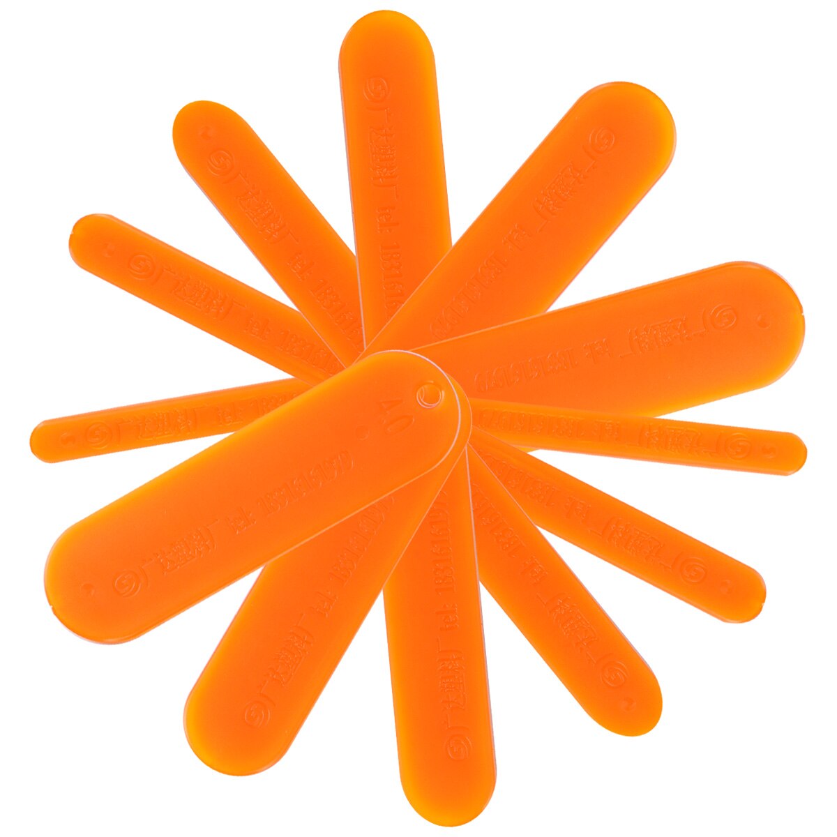 Outils de réparation de filets à poisson pratiques et durables, 12 pièces, navettes tricotées pour le tissage