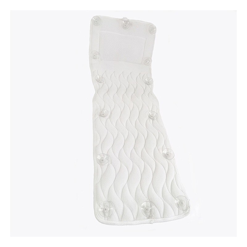 Bath Cushion Extra-Large Full Body Bath Tub Pillow Non-Slip Spa Bathtub Mat Mattress Pad Super Thick Breathable 3D Mesh Layers