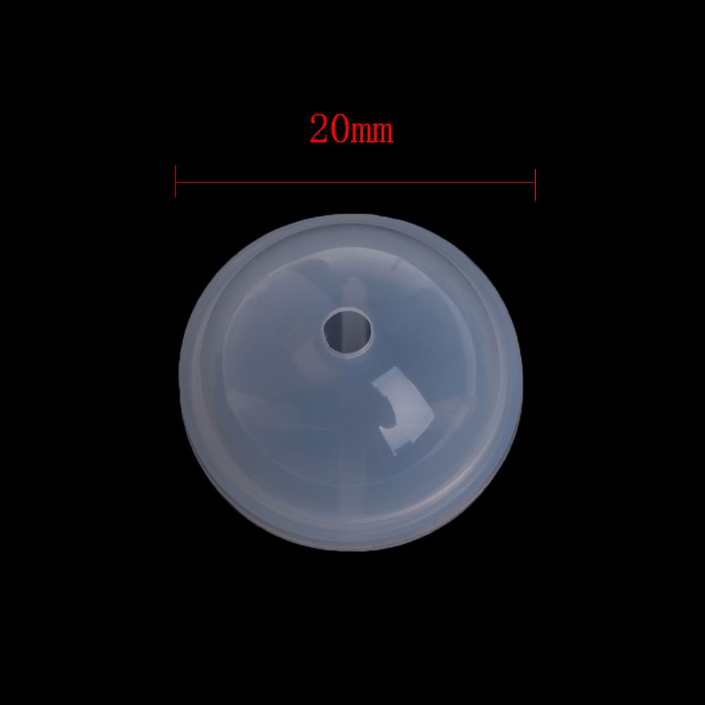 Moule en silicone pour boule de sphère bricolage, artisanat en résine, décoration de moule exécutif, 5 Tan, 20mm, 30mm, 40mm, 50mm, 60mm: Rose