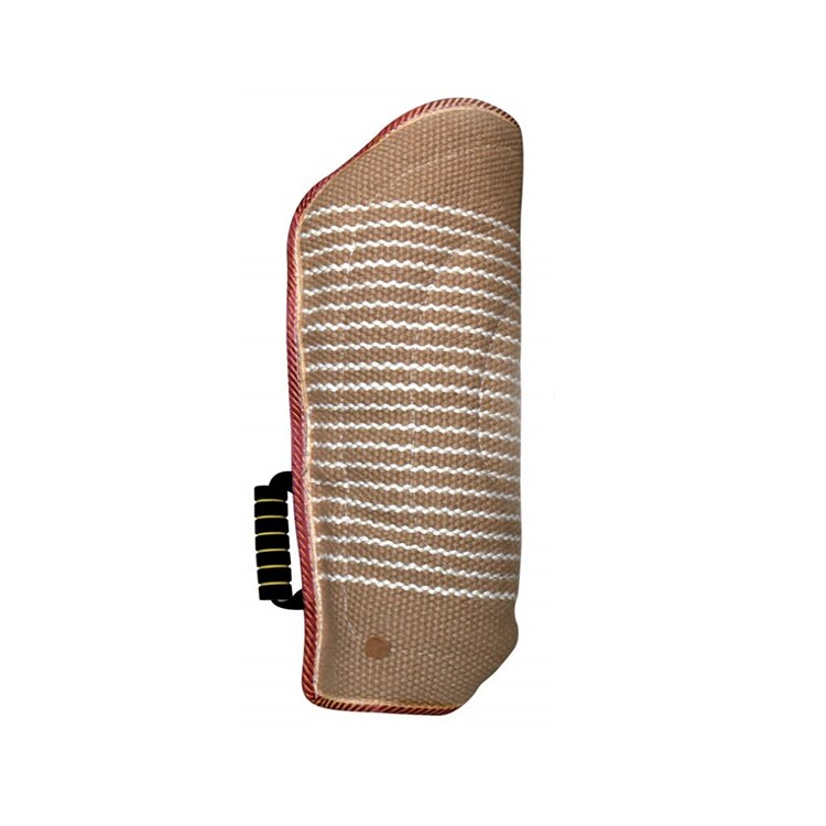 Extra Thickness Dog Training Sleeve Bite Tug Jute Bite Sleeve For Training Large Dog Work Dogs Shepherd Accessories Supplies: White