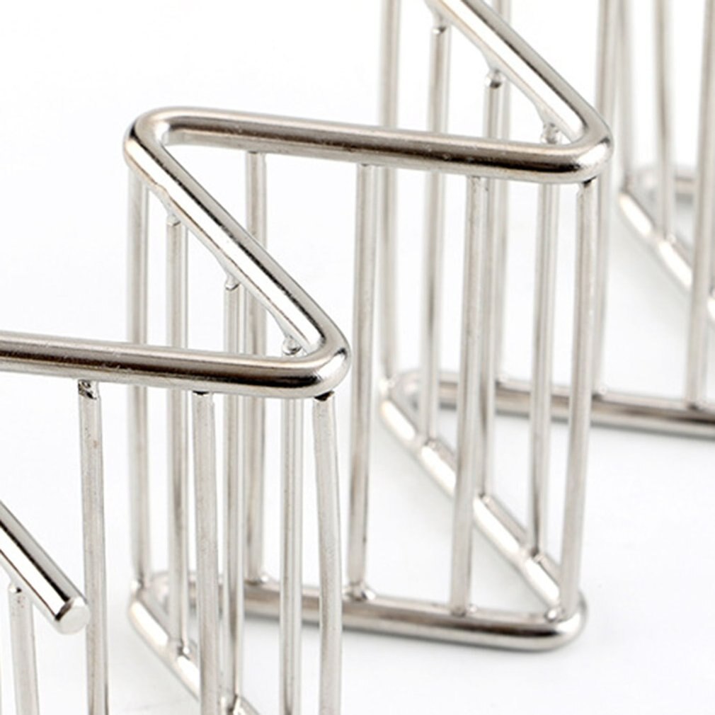 Wave Shape Stainless Steel Holders Rack Food Hard Stand Display Holds Kitchen Restaurant Tools Corn Roll Holder