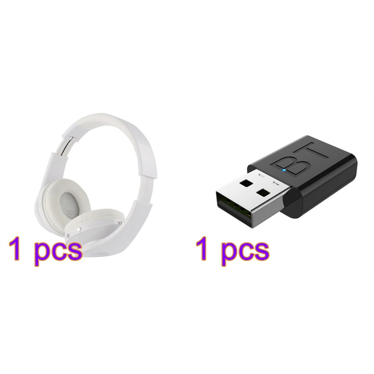 Auriculares inalámbricos para TV, Kit de conexión usb ligero, incluye adaptador de transmisor de Audio, Ideal para ver en privado