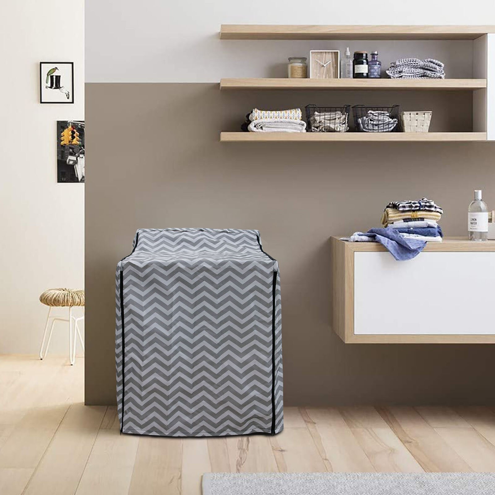 Washing Machine Cover Washer Dryer Dust Cover For Top-loading Or Front-loading Machine Fully Automatic Drum Oxford Cloth Dryer