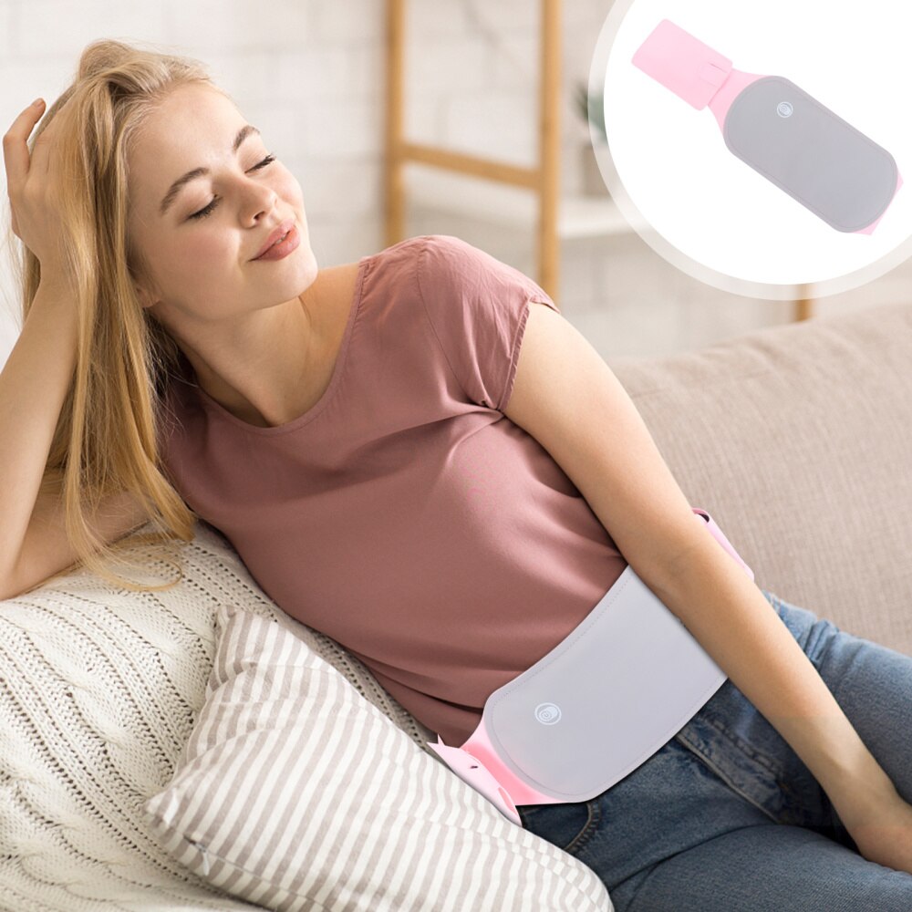 Menstrual Heating Pad Waist Lower Back Belt with 3 Temperature Setting for