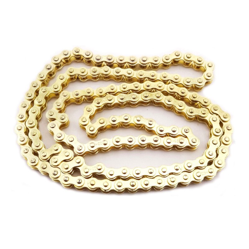 XLJOY Gold 136L 25H Chain For 47cc 49cc Mini Moto Dirt Pocket Bike Go Kart ATV Quad Motorcycle