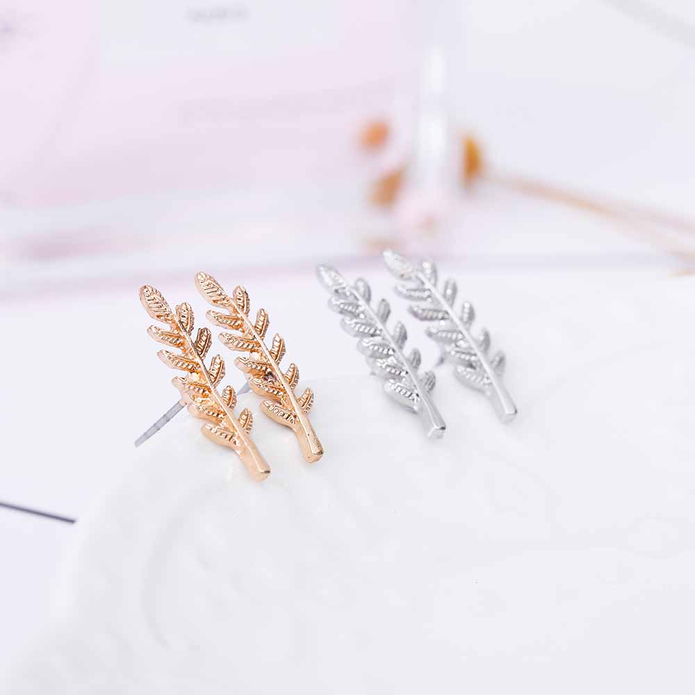 KISSWIFE Vintage Leaves Earrings for women Beautiful tree leave Earrings or like Feather Earrings Ear clip