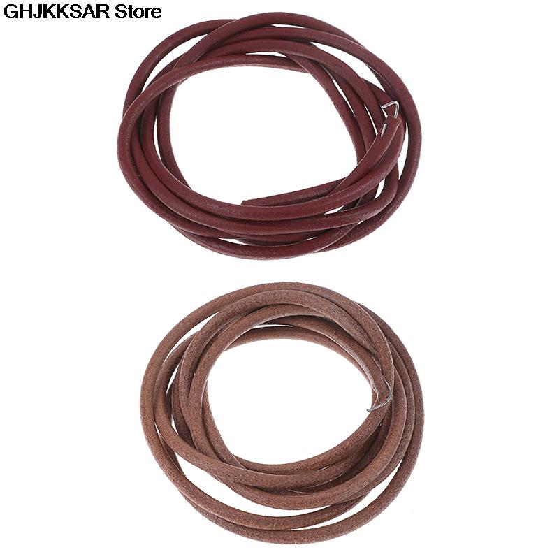 Piezas de cinta de cuero para máquina de coser Singer, 183cm /72 ", accesorio para máquinas de coser antiguas para el hogar, 3/16" 5mm