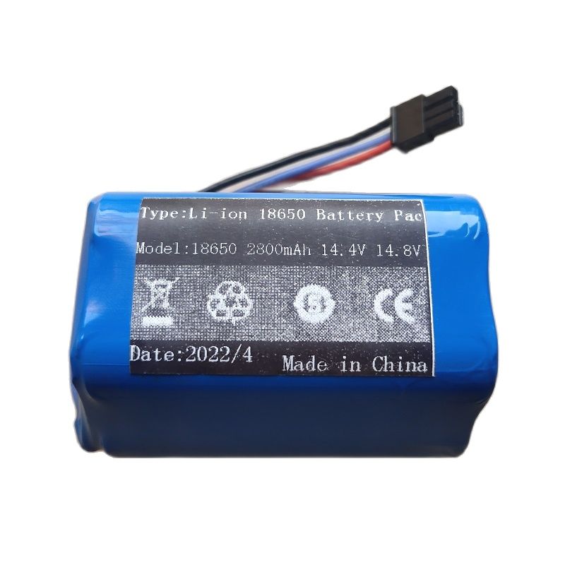 Liectroux – batterie 2800mAh pour aspirateur Robot ZK808, accumulateur à 3 fils, Li-ion 18650, Q7000, Q8000