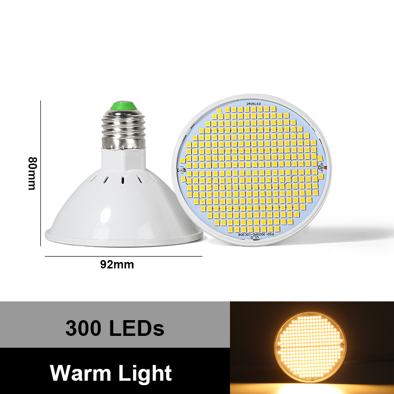 LED Grow Light Hydrocultuur Groei Licht E27 Led Grow Lamp 85-265V Volledige Spectrum Indoor Hydrocultuur bloem Zaailing LED Phyto Lamp: Rood