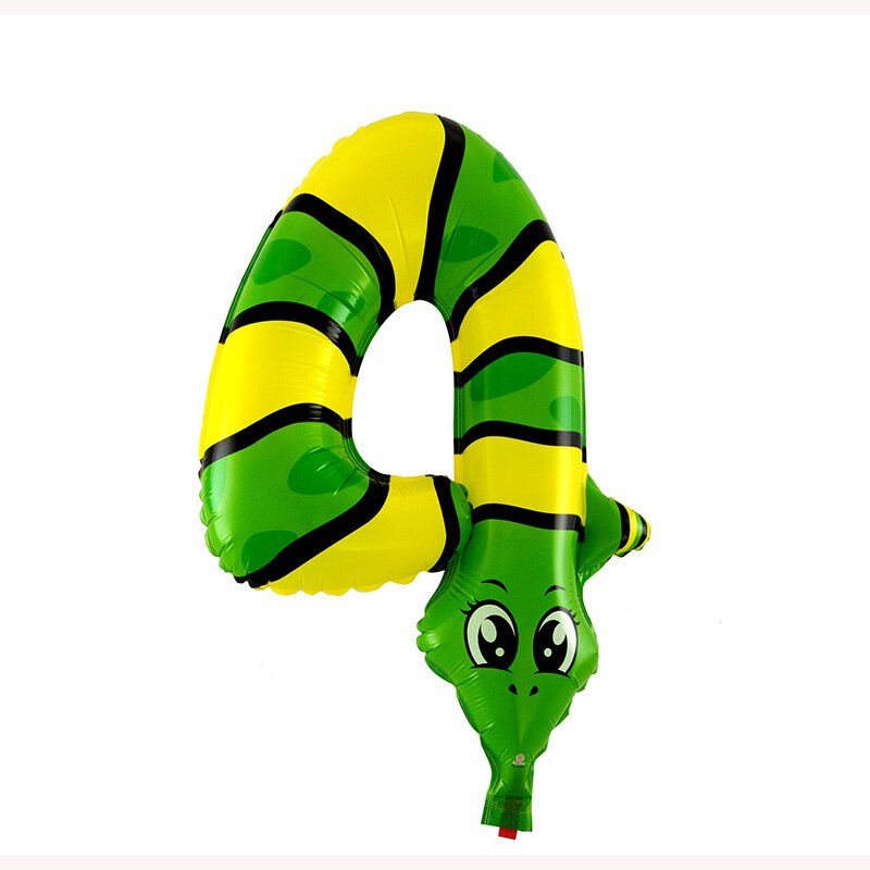 Kinder Tier luftballons nette Anzahl Folien Ballons Geburtstag/Halloween/partei liefert prop 10 zoll dekoration: 4