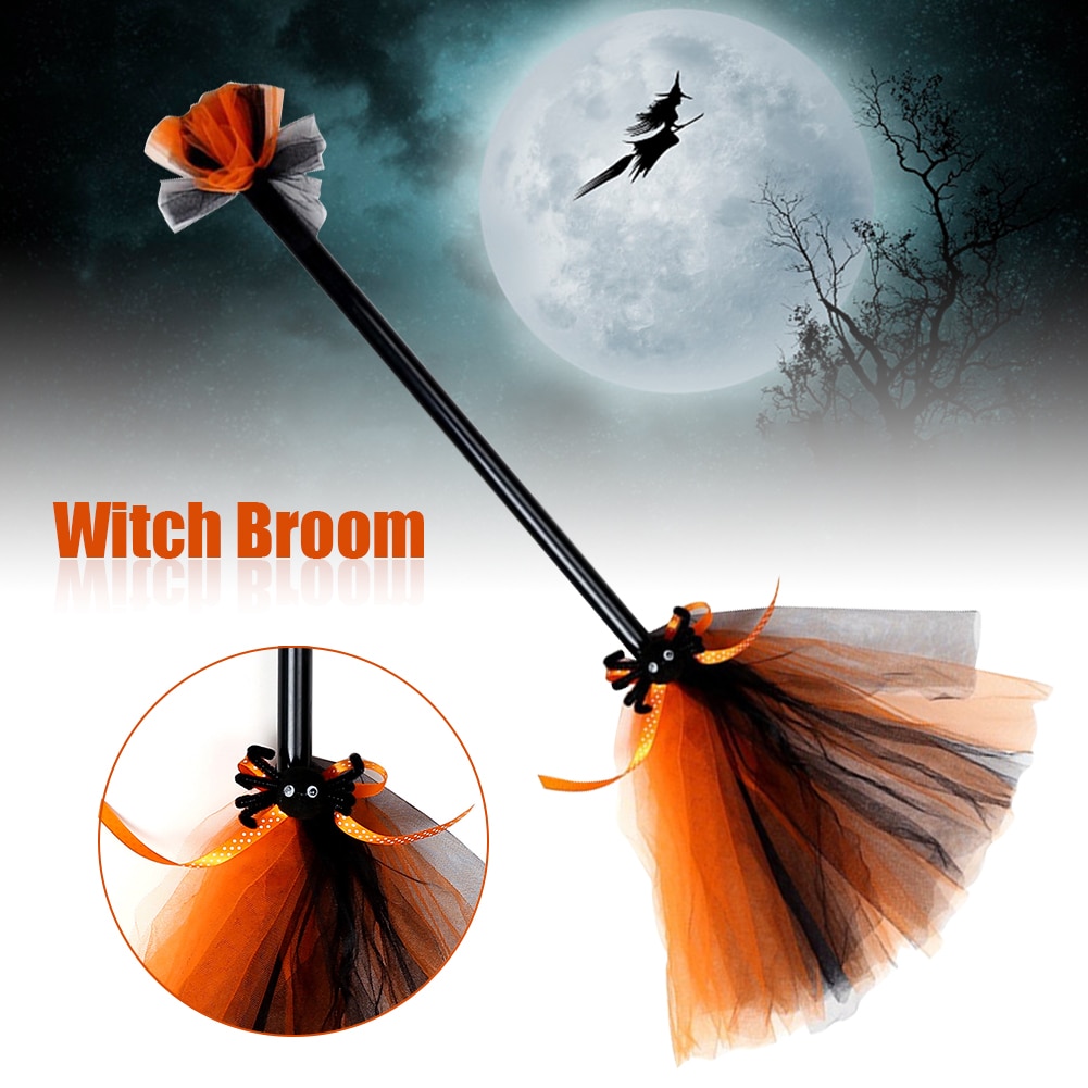 Miracle sorcière balai léger mignon scène accessoires fantaisie enfants adultes accessoire de déguisement assistant habiller Halloween fête mascarade