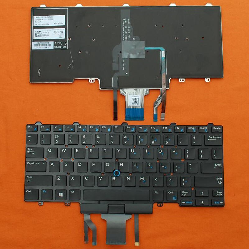 US QWERTY English Layout Replacement Keyboard For DELL Latitude E5450 E7450 E5470 E7470 5480 5450 7350 7490 Laptop Backlit