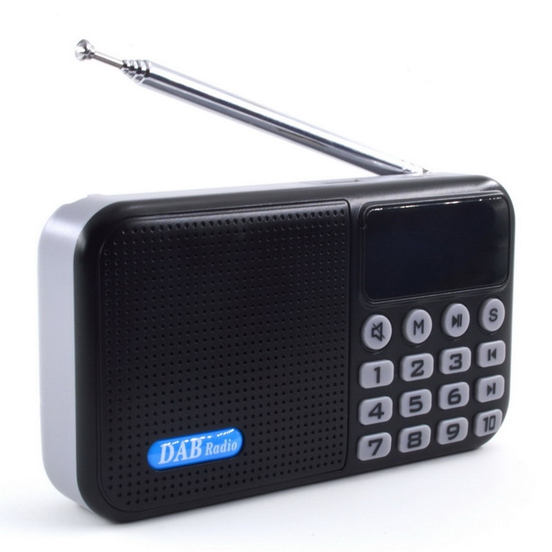 Draagbare DAB Digitale Radio 3.5mm headset jack Draagbare met FM Oplaadbare Batterij Bluetooth Speaker pocket DAB Digitale Radio