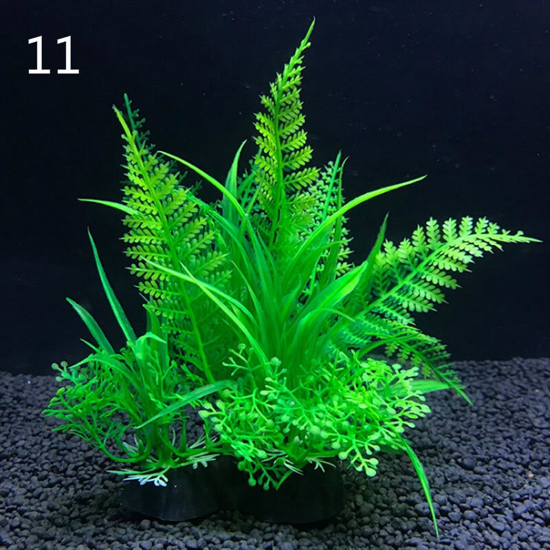 12 Soorten Aquarium Decoratieve Planten Waterplanten Decoratieve Fish Tank Decoratie Kunstplanten Accessoires Iandscaping 14Cm: 11