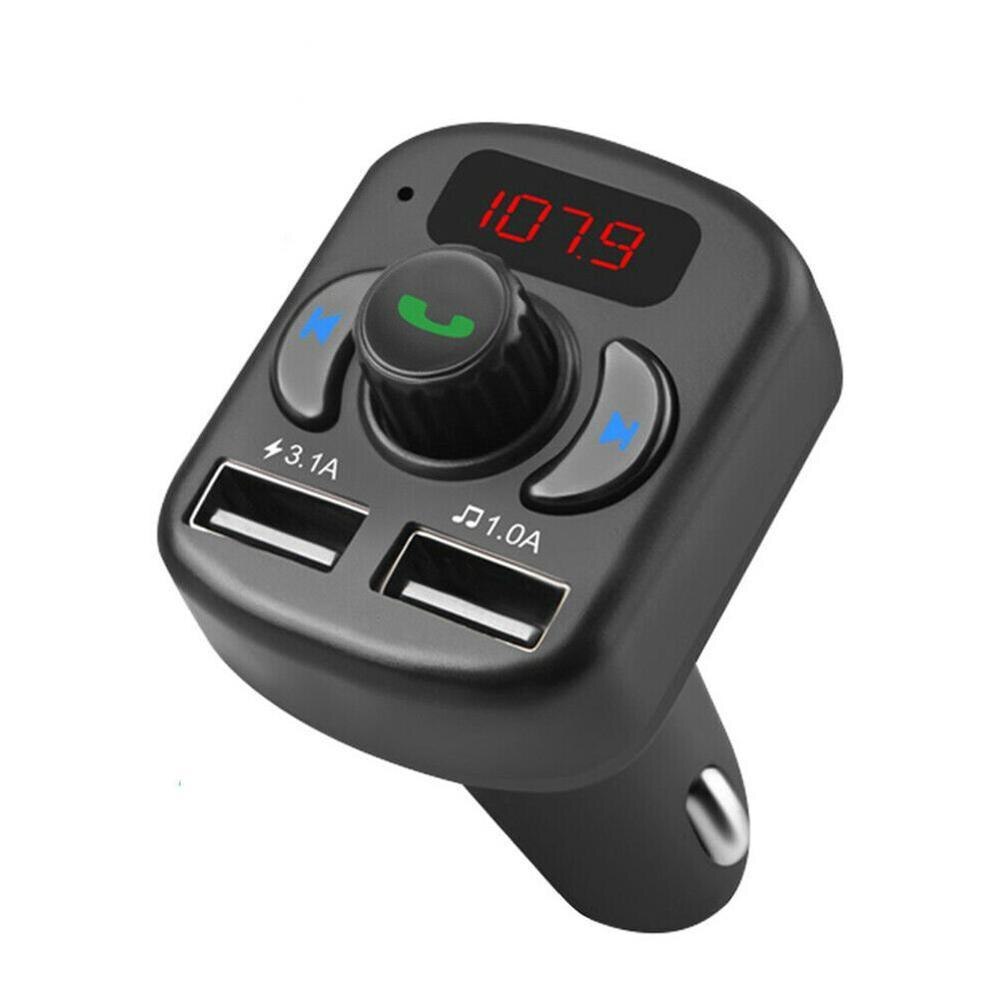 FM Transmitter Aux Modulator Bluetooth 5.1 Handsfree 3.1A MP3 Charge USB Car Quick Kit Car Car Player Dual with Audio Charg Y7Q1: Default Title