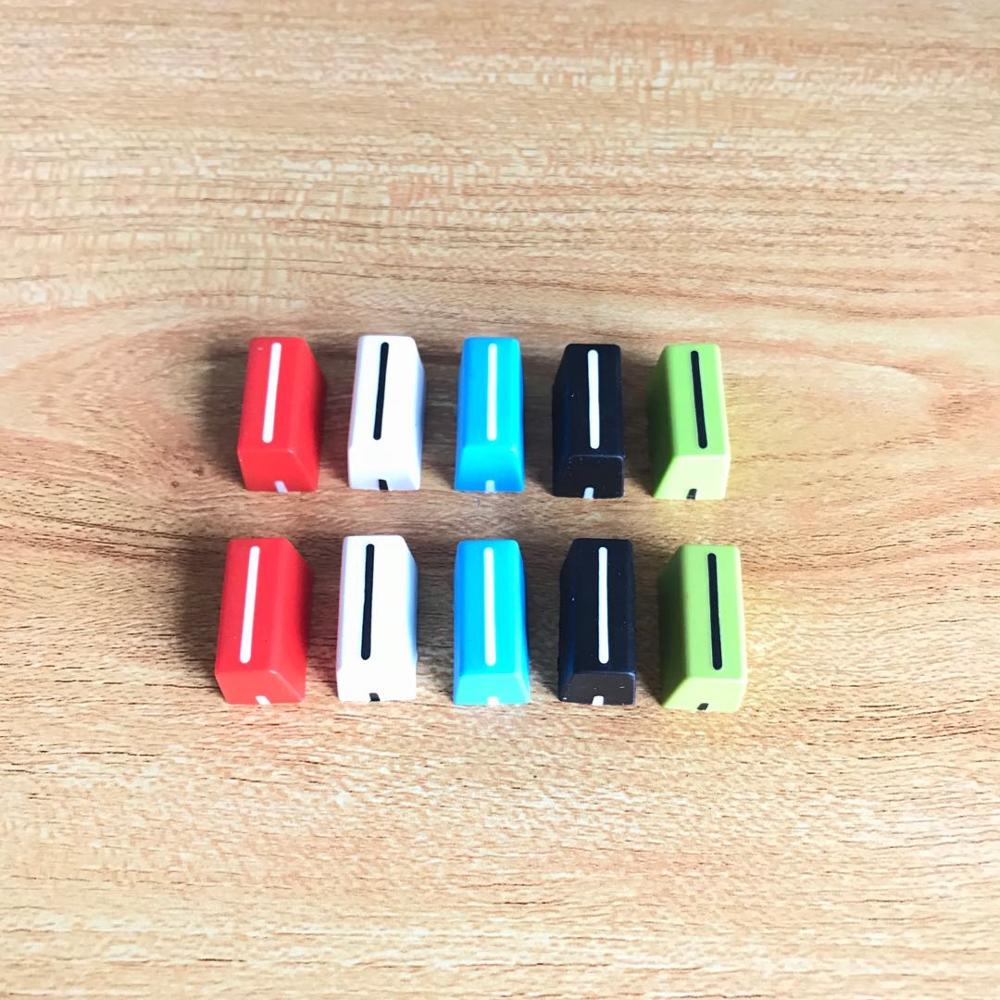 12pcs/lot Channel Crossfader Fader Knob Cap For RANE 56 57 61 62 64 68 COLORFUL chose you want the color