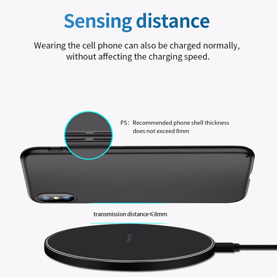 KEPHE 20W Fast Wireless Charger For Samsung Galaxy S10 S9/S9+S20 Note 9 USB Qi Charging Pad for iPhone 11 Pro XS Max XR X 8 Plus