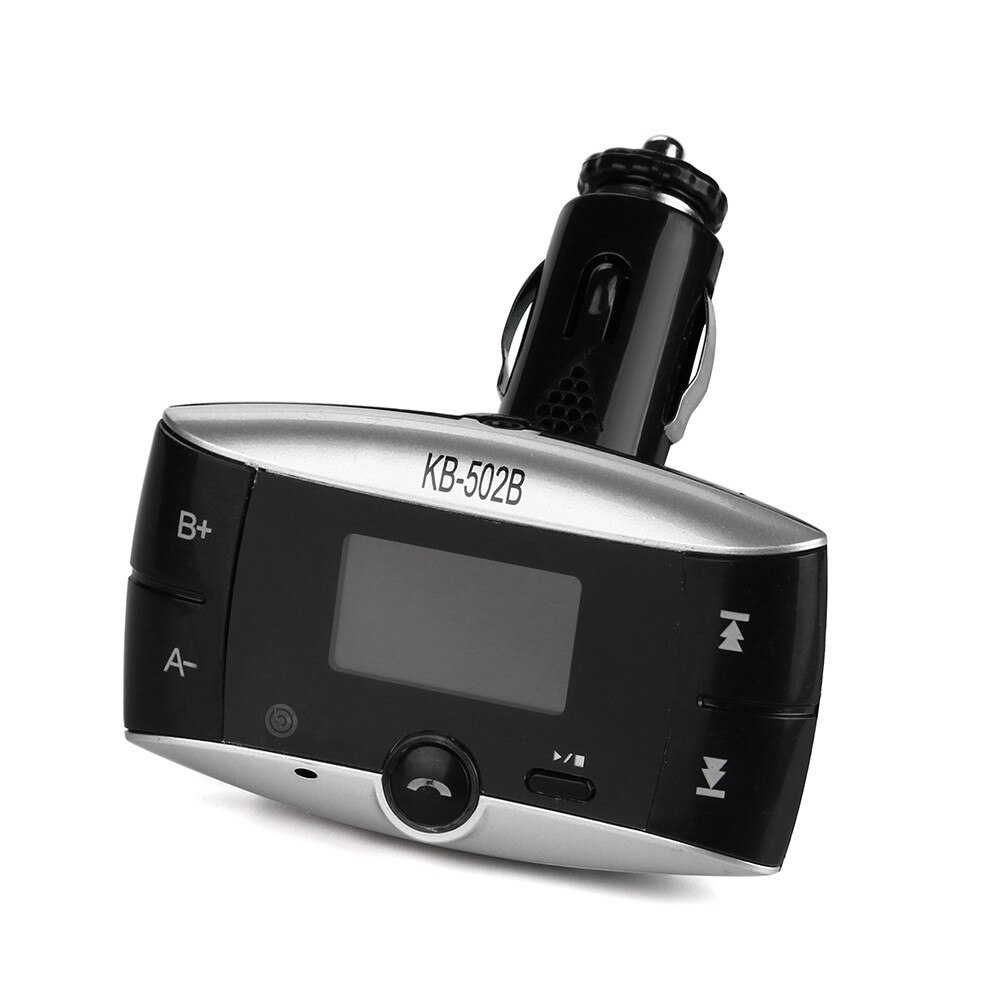 Bluetooth  mp3 -soittimen handsfree-autosarja fm-lähetin modulaattori sd mmc usb-kaukosäädin 19*14cm