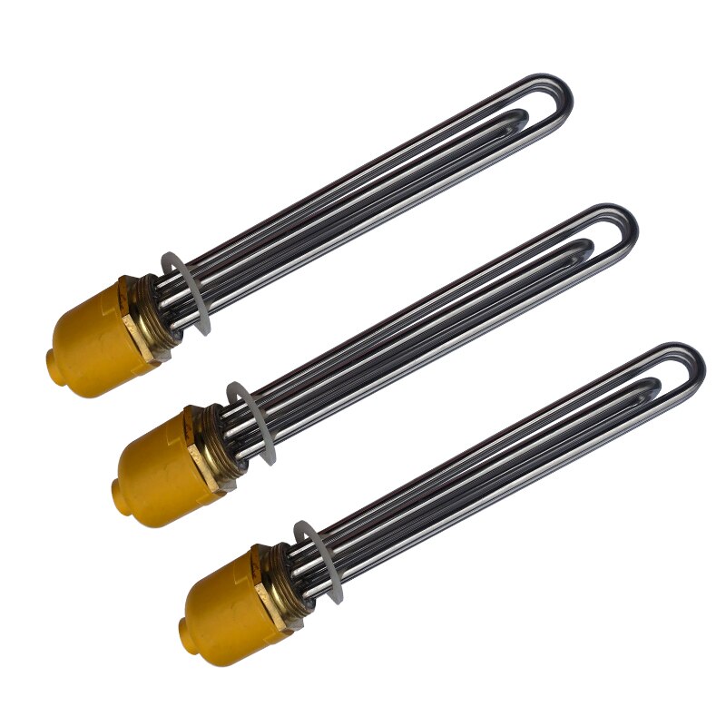 DN40 1.5inch BSP Thread Electrical Heating Pipe Water Heater Immersion Element 3KW/4.5KW/6KW/9KW/12KW 220V/380V