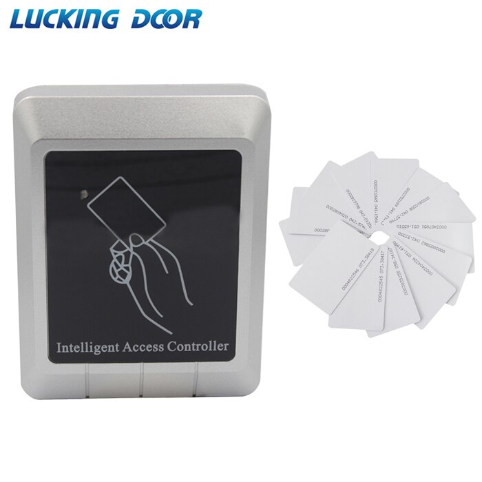 125Khz RFID Access Control Keypad Card Reader IP65 Waterproof RFID Security Proximity Entry Lock Controller 2000 user: TG15 AC and 10 card