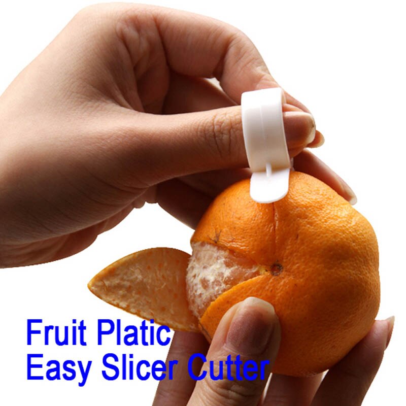 Plastic Fruit Peeler Orange Easy Slicer Lemon Cutter Citrus Peeling Machine YE