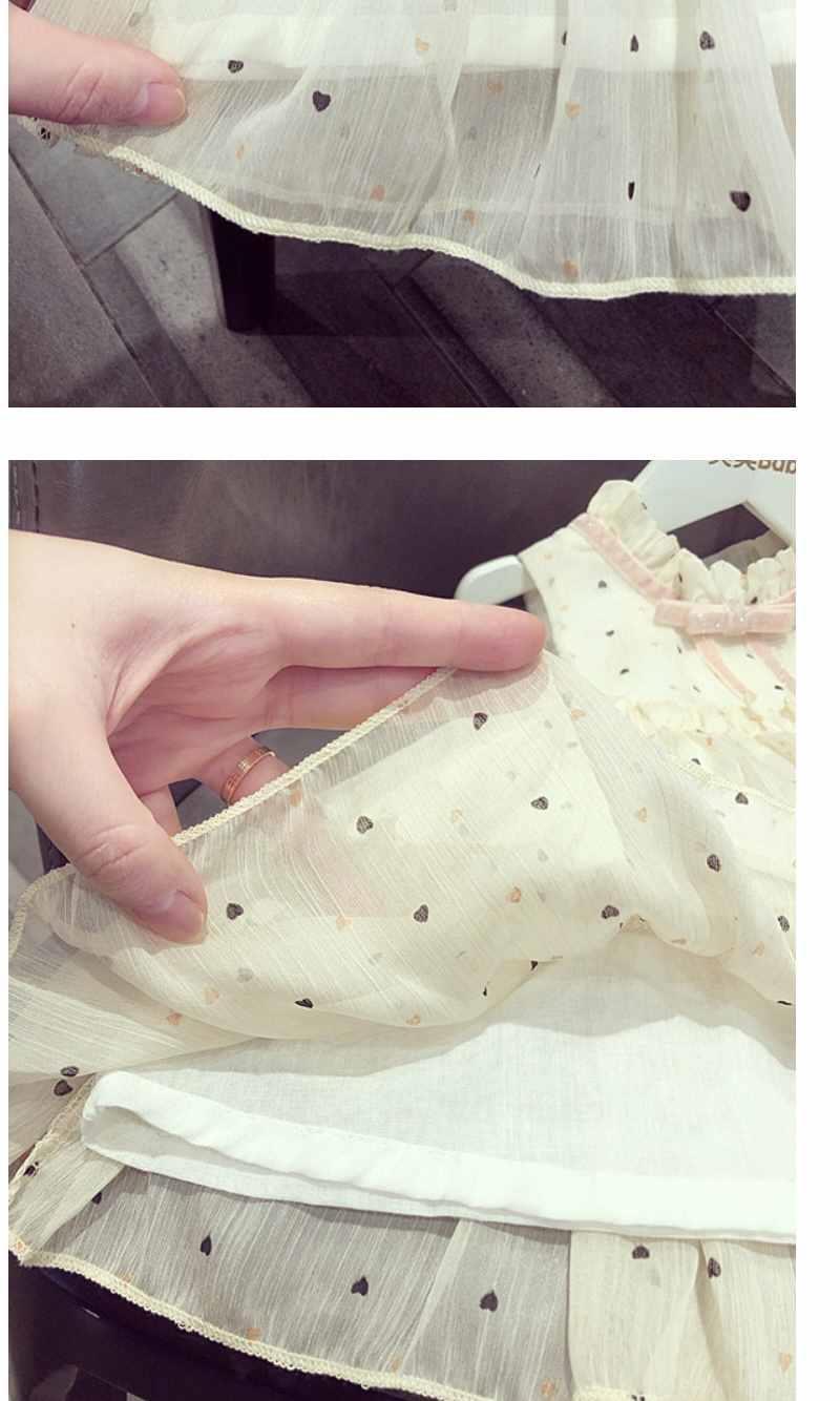 Baby Girl Leuke Strik Zomer Jurk Meisjes Baby Dot Mouwloze Prinses Verjaardag Jurken Kinderen Vestido Kleding 0-6age