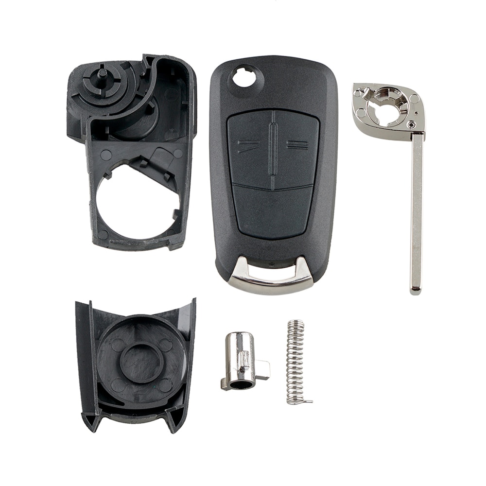 BHKEY para Opel, carcasa para llave de 2/3 botones, funda para mando a distancia para Vauxhall Opel Astra H Corsa D Vectra C Zafira Astra Vectra Signum