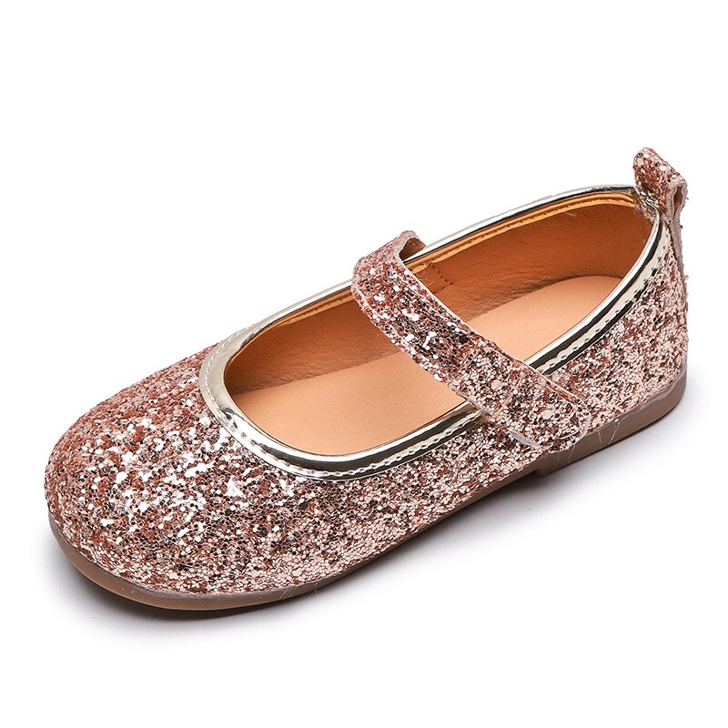printemps automne filles chaussures enfants chaussures princesse doux en cuir souple chaussures enfants baskets filles baskets paillettes